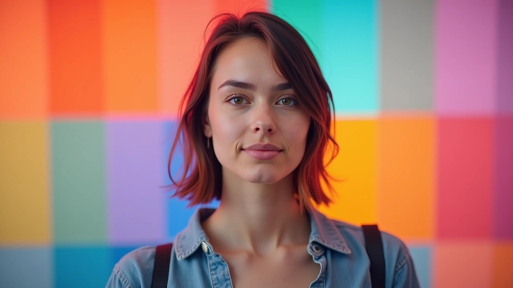 Palette de couleurs vibrantes pour affiche d'événement avec dégradés et contrastes