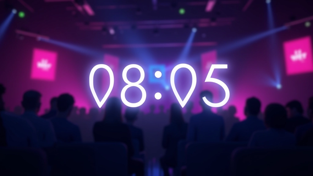 Animation compte à rebours pour Tech Summit Brussels